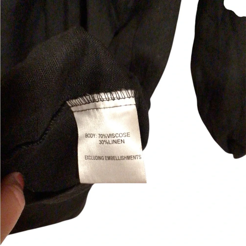 Princess Polly black Joelle side cut out romper  size 2 - Picture 5 of 6